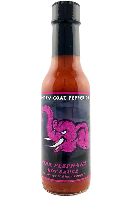 Angry Goat Pepper Co. Pink Elephant Hot Sauce, 5oz.