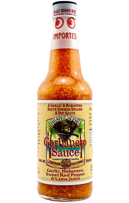 Caribbean Condiment Pirates Blend Garbanero Sauce, 10oz.