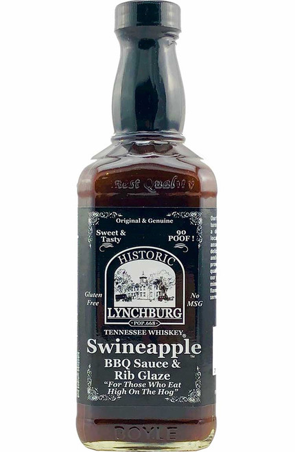 Historic Lynchburg Tennessee Whiskey Swineapple Rib Glaze and Dippin' Sauce, 16oz.