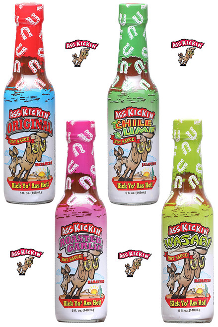 Ass Kickin My Favorite Ass 4 Pack, 4/5oz.