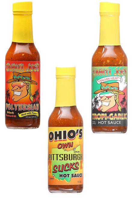 Best of Cheese Infused Hot Sauces Gift Set, 3/5oz.