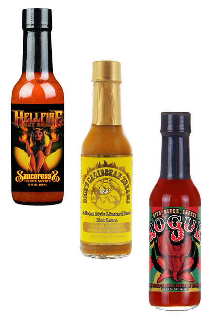 Best Of Pear Hot Sauces Gift Set, 3/5oz.