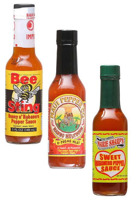 Best of Sweet Heat Hot Sauces Gift Set, 3/5oz.