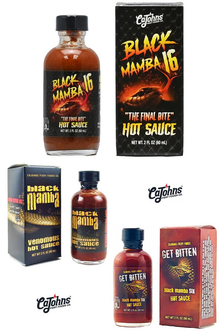 CaJohn's Black Mamba Ultimate Fatal Bite Gift Set, 3/2oz.