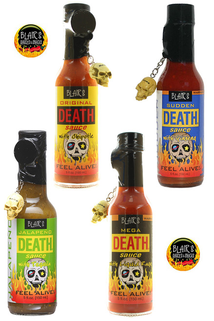 Blair's Extreme Death Sauce 4 Pack, 4/5oz.