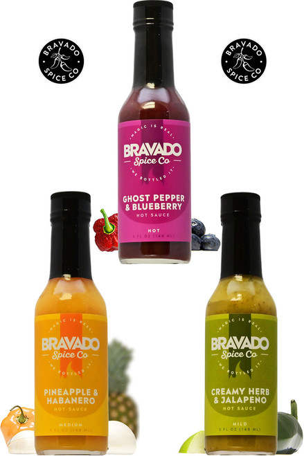 Bravado Spice Co. Fruity Hot Sauces 3 Pack