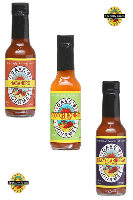 Dave's Gourmet Insanity Spicy Three Pack, 3/5oz.
