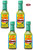 El Yucateco Green Chile Habanero Hot Sauces 4 Pack, 4/4oz.