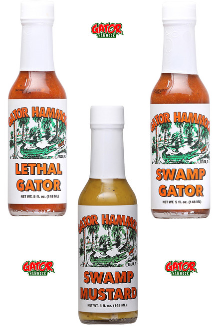 Gator Hammock Hot Sauce Gift Set, 3/5oz.