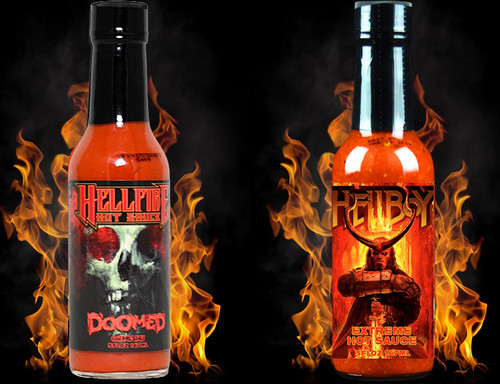 Hellfire HellBoy Hot Sauces Gift Set, 2/5oz.