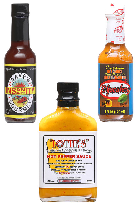 Hot Ones Season 1 Hot Sauce Set 1, 2/5oz, 1/6.75oz.