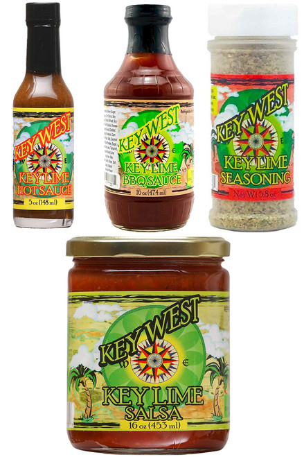 Key West Key Lime Complete Gift Set, 5oz, 2/16oz, 5.8oz.