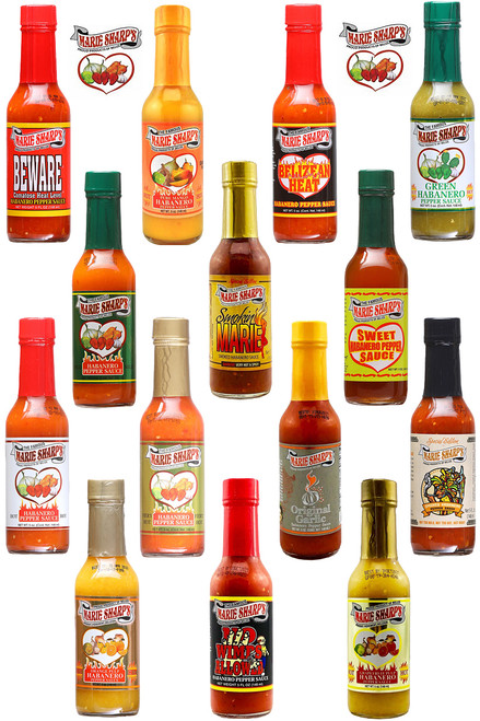 Marie Sharp's Complete Hot Sauce Gift Set, 14/5oz.