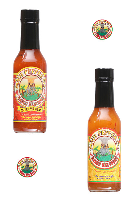Tahiti Joe's Maui Pepper Mango's Hot Sauces 2 Pack