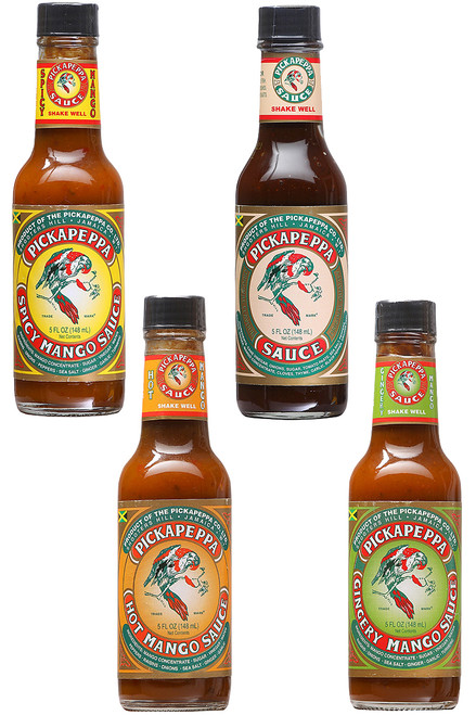 PickaPeppa Hot Sauces Variety Gift Set, 4/5oz.