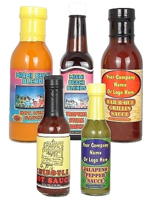 Private Label  - 5 Sauces Sampler Pack