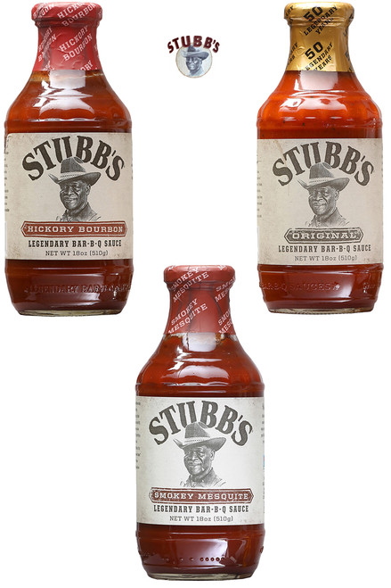 Stubb's Original BBQ Sauce Gift Set, 3/18oz.