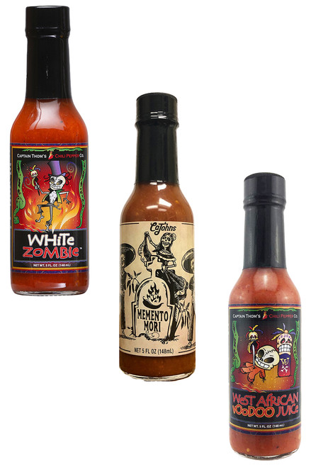 Voodoo Mori Zombie Hot Sauce Gift Set, 3/5oz.