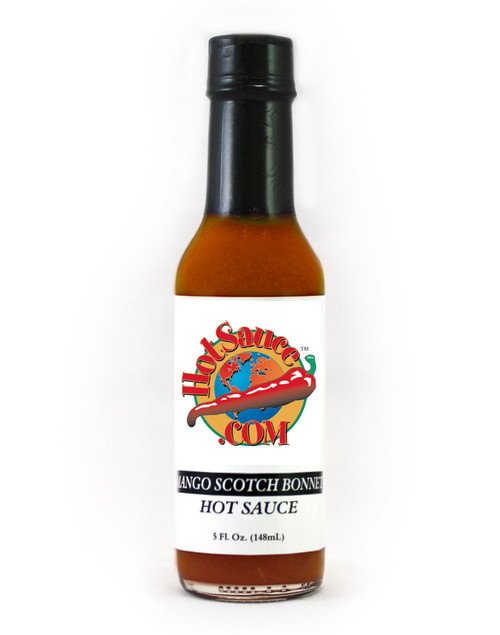 Private Label Hot Sauce - Mango Scotch Bonnet Habanero Hot Sauce, 5oz.