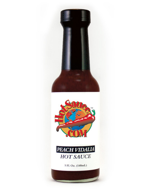 Private Label Hot Sauce - Peach Vidalia Onion Hot Sauce, 5oz.
