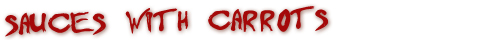 Hot Sauces with Carrots