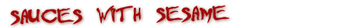 Hot Sauces with Sesame
