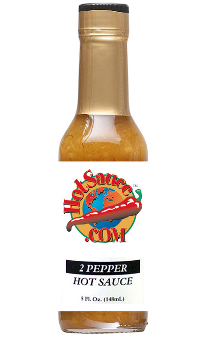 Private Label Hot Sauce - Habanero & Jalapeno Pineapple Hot Sauce, 5oz.