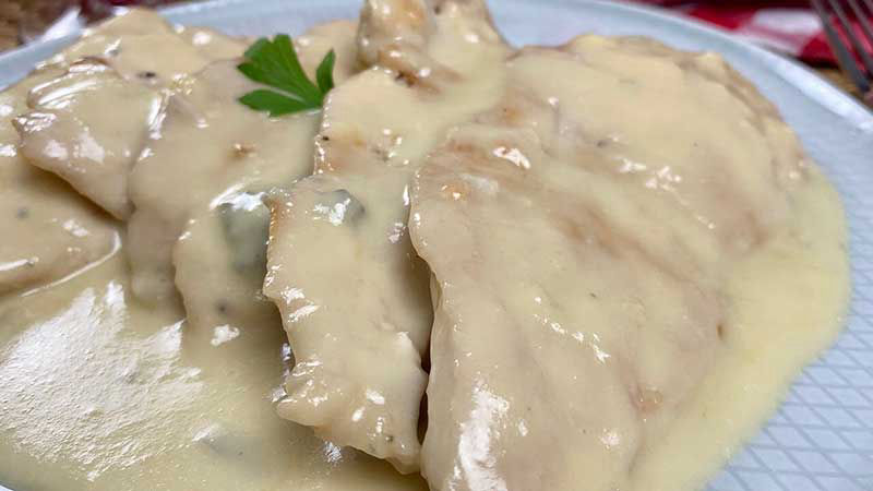 Chicken in 4 Cheese Sauce