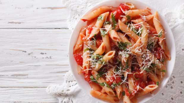 Pasta with Arrabiata sauce