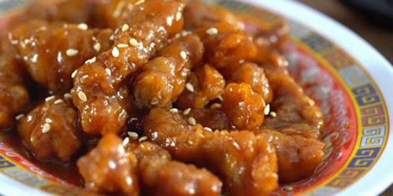 Sweet and sour pork "Tang Cu Li Ji"